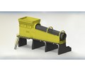 DPS TROMMEL 2-COMPARTMENT 1/14 RC FULL METAL STAINLESS STEEL