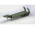 DS25 TRAILER V4 TRIAXLE FOR ZETROS OR  Mack M123 HC10 CROSS