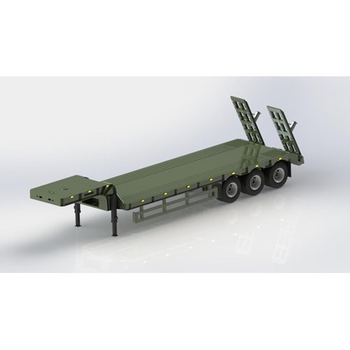 DS25 TRAILER V4 TRIAXLE FOR ZETROS OR  Mack M123 HC10 CROSS