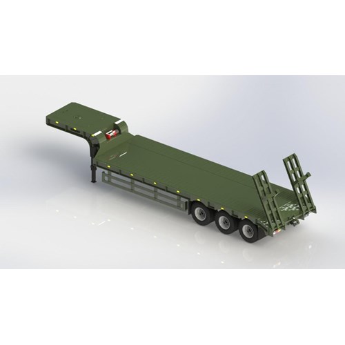 DS25 TRAILER V4 TRIAXLE FOR ZETROS OR  Mack M123 HC10 CROSS