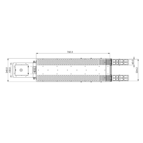 DS25 TRAILER V4 TRIAXLE FOR ZETROS OR  Mack M123 HC10 CROSS