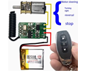 Compatible with N20 370 550 reducer motor micro wireless remote control for forward and reverse rotation stop module