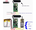 Compatible with N20 370 550 reducer motor micro wireless remote control for forward and reverse rotation stop module