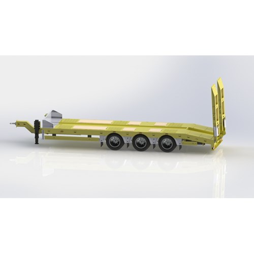 DS.26 TRAILER LOWBED WITH DRAWBAR
