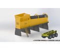 DPS TROMMEL TRAILER 2-COMPARTMENT 1/14 RC FULL METAL STAINLESS STEEL