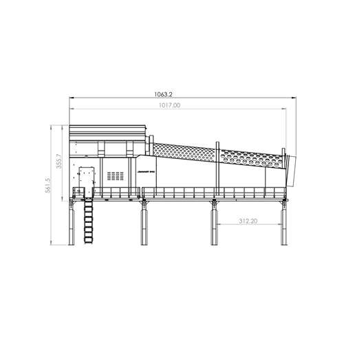 DPS TROMMEL 2-COMPARTMENT 1/14 RC FULL METAL STAINLESS STEEL