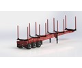 DS.26.009.TRI-AXLE LOG TRAILER 50.9FT