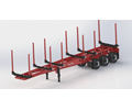 DS.26.009.TRI-AXLE LOG TRAILER 50.9FT