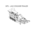 D26.013.MOBILE JAW CRUSHER TRAILER MODEL