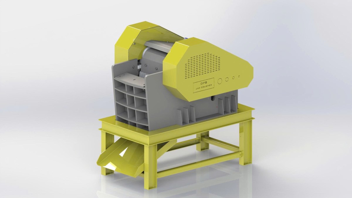 MOBILE ROCK CRUSHER COMBO WITH STAND, 1/14 SCALE
