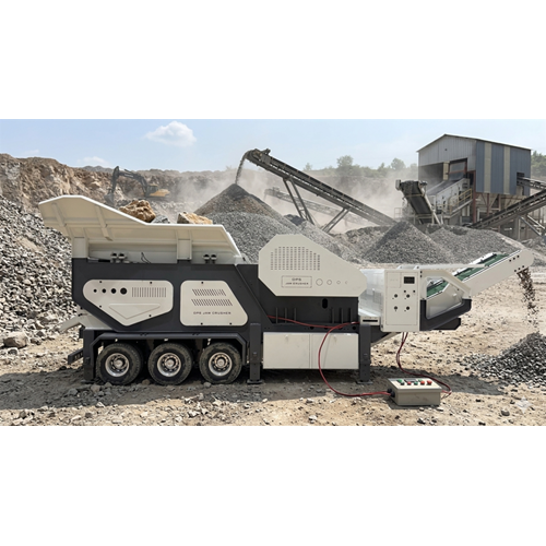 D26.013.MOBILE JAW CRUSHER TRAILER MODEL
