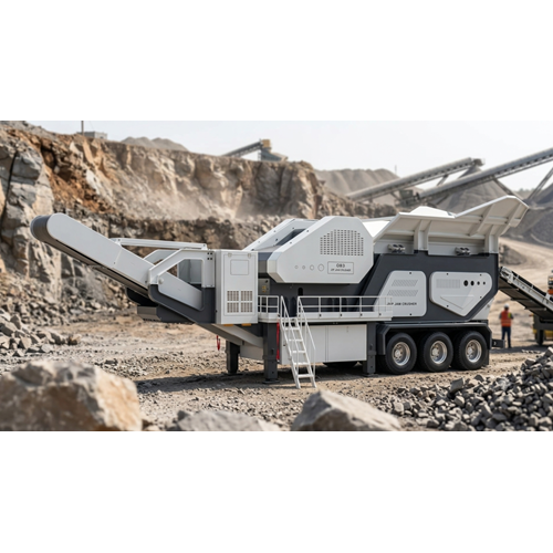 D26.013.MOBILE JAW CRUSHER TRAILER MODEL