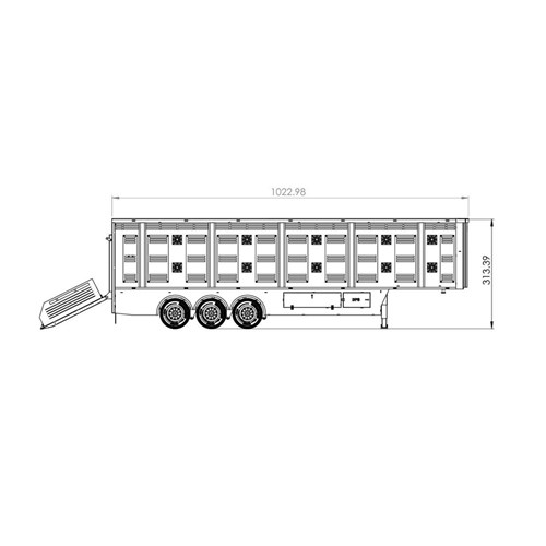 D26.020.EURO LIVE STOCK TRAILER