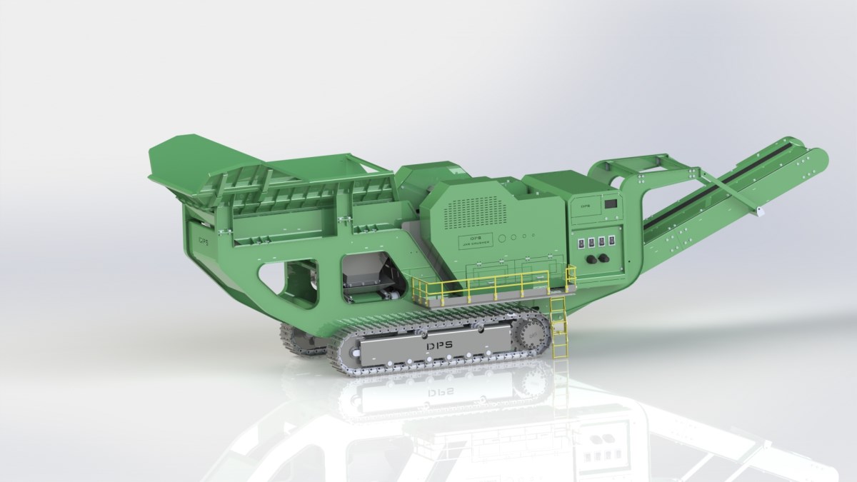 D26.017.Mobile Jaw Crusher Model 1:14 Scale