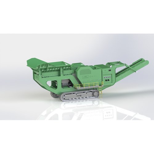 D26.017.Mobile Jaw Crusher Model 1:14 Scale