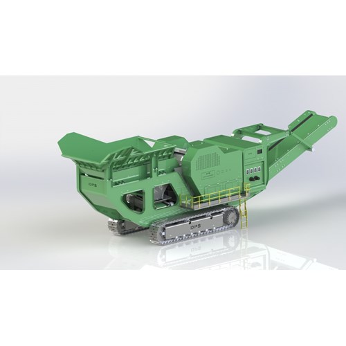 D26.017.Mobile Jaw Crusher Model 1:14 Scale