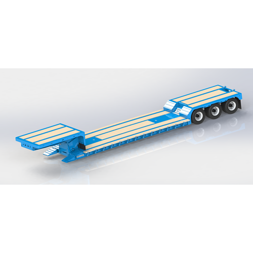 D26.010.LOWBOY 043 TRIAXLE RAMPS FLIP