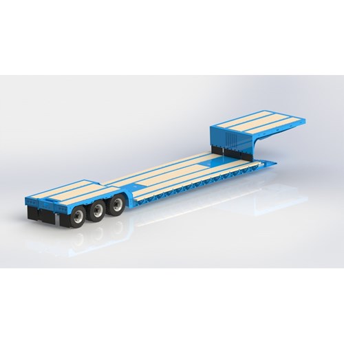 D26.010.LOWBOY 043 TRIAXLE RAMPS FLIP