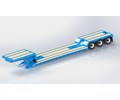 D26.010.LOWBOY 043 TRIAXLE RAMPS FLIP
