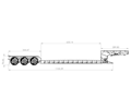 D26.010.LOWBOY 043 TRIAXLE RAMPS FLIP
