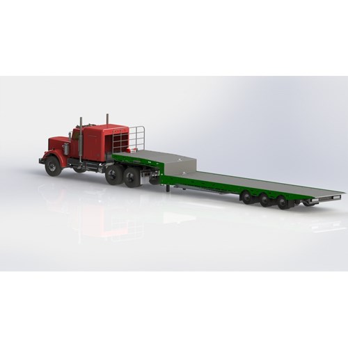 DS.26.022.TILT TRAY TRAILER TRIAXLE