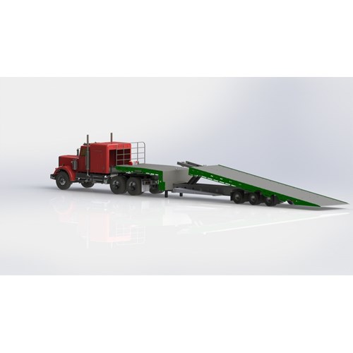 DS.26.022.TILT TRAY TRAILER TRIAXLE