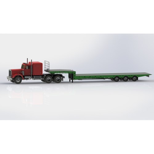 DS.26.022.TILT TRAY TRAILER TRIAXLE