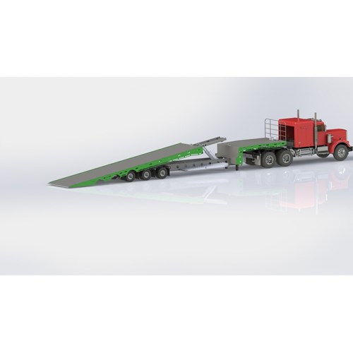 DS.26.022.TILT TRAY TRAILER TRIAXLE