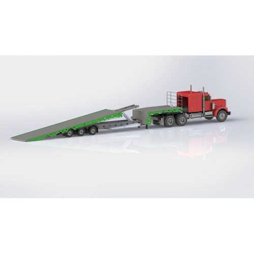 DS.26.022.TILT TRAY TRAILER TRIAXLE