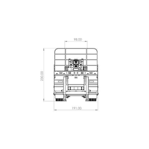 DS.26.022.TILT TRAY TRAILER TRIAXLE