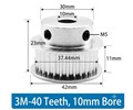 Merch synchronization wheel 3M40 teeth BF type slot width 11 hole 10mm