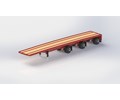 DPS- FLATBED SPREAD TRIAXLE TRAILER 53ft