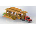 DPS26.024 TRAILER TRANSPORTER WITH STAGE LIVERY
