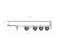 D26.026 TRAILER HEAVY LIVE BOTTOM 1/14 SCALE
