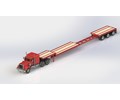 DS.26.027.EXTENDABLE STEPDECK TRIAXLE TRAILER 53FT-74FT