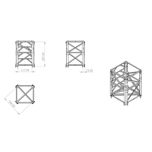 1/14 DPS CRANE TOWER MODEL