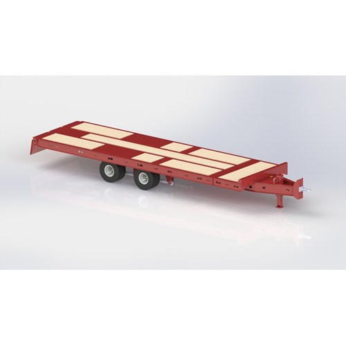 DS.26.28 TILT TRAILER 2AXLE