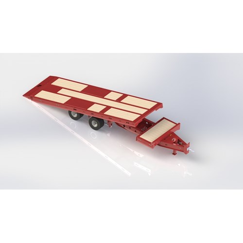 DS.26.28 TILT TRAILER 2AXLE