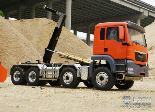 1:14 MAN TGS 8x8 round dump truck - thicon-models